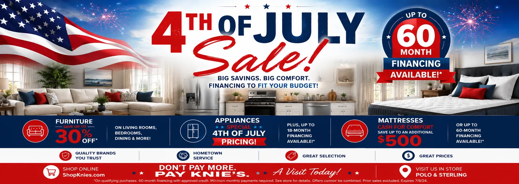 4TH OF JULY SALE